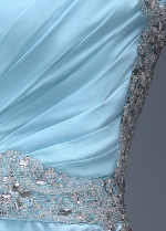 Wonderful Chiffon V-neck Neckline Full-length A-line Prom Dresses