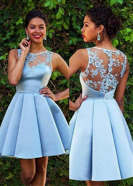 Wonderful Tulle & Satin Bateau Neckline Short A-line Homecoming Dresses With Lace Appliques