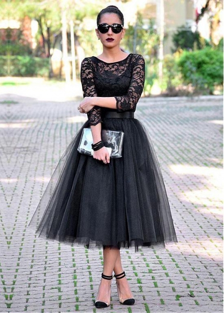 Fashionable Lace & Tulle Jewel Neckline Short A-line Homecoming Dresses With Belt