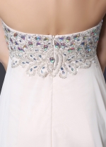 Elegant Chiffon & Stretch Satin Sweetheart Neckline A-Line Prom Dresses