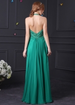 Gorgeous Silk Like Chiffon & Stretch Satin Sweetheart Neckline A-Line Prom Dresses