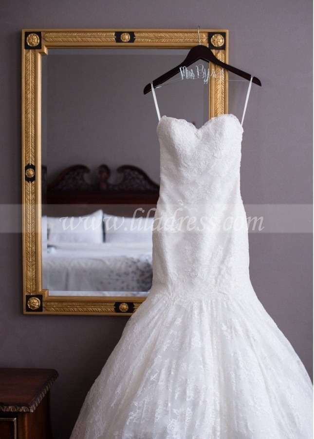 Latest Sweetheart Mermaid Lace Wedding Dress 2023