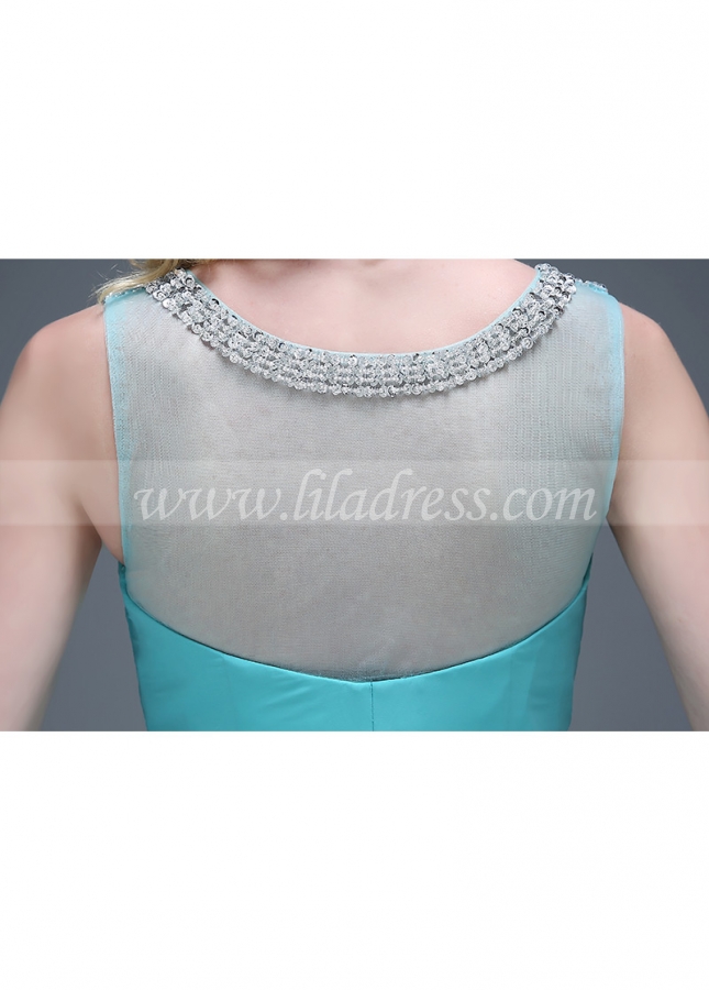 Glamorous Chiffon V-neck Neckline Full-length A-line Prom Dresses