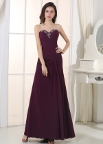 Elegant Chiffon & Stretch Satin Sweetheart Neckline A-Line Military / Mother Dresses Jacket Included