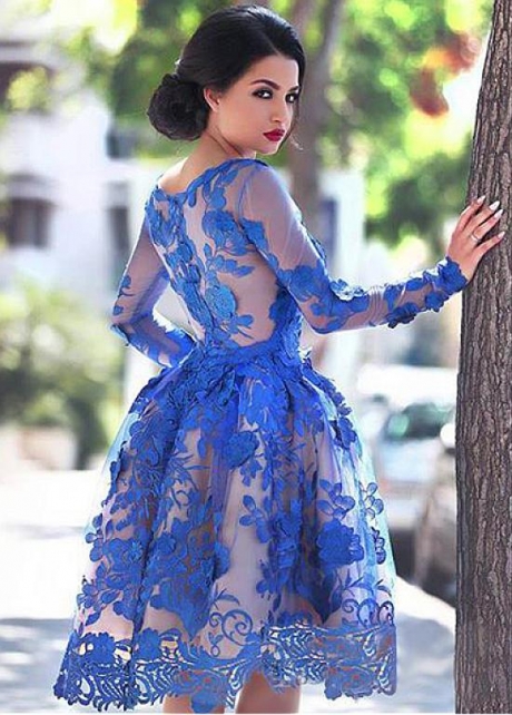 Amazing Tulle Jewel Neckline A-line Homecoming Dresses With Sleeves