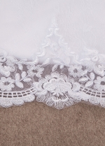 Glamorous Lace & Tulle Bateau Neckline Mermaid Wedding Dress With Lace Appliques & Beading