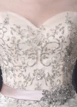 Elegant Tulle & Satin Bateau Neckline Mermaid Wedding Dress