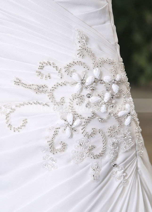 Elegant Chiffon V-neck Neckline A-line Wedding Dresses