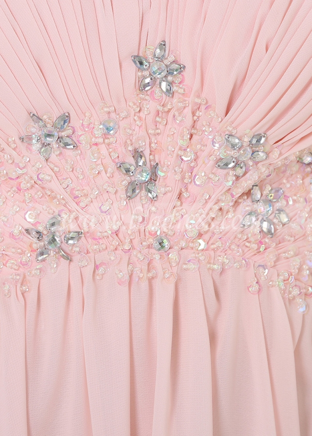 Romantic Chiffon Sweetheart Neckline A-Line Prom/ Bridesmaid Dresses