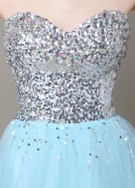 Fabulous Tulle Sweetheart Neckline A-line Prom / Sweet 16 Dresses