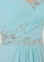 Charming Chiffon & Stretch Satin Sweetheart Neckline A-Line Prom / Bridesmaid Dressses