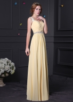 Brilliant Chiffon & Stretch Satin Sweetheart Neckline A-Line Prom Dresses