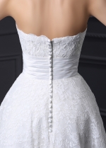 Glamorous Lace Sweetheart Neckline Ankle-length A-line Wedding Dress