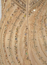 Marvelous Tulle Jewel Neckline Sheath/Column Evening Dresses With Beadings