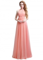 Popular Tulle Sweetheart Neckline Convertible A-line Bridesmaid Dresses With Pleats