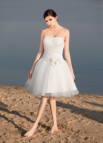 Sweet Tulle Sweetheart Neckline Short A-line Wedding Dresses